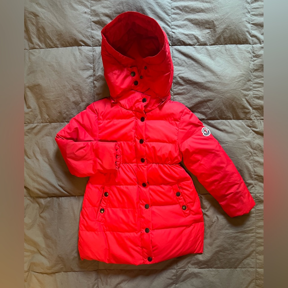 Red winter jacket